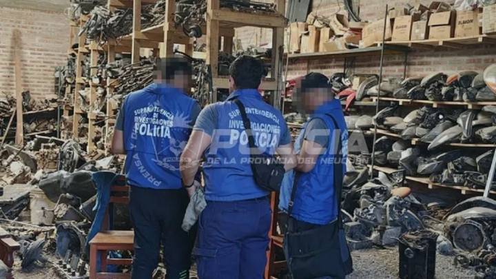 Encuentran un desarmadero en Plottier que vendía autopartes robadas