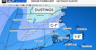 Storm could bring plowable snow to parts of Massachusetts Sunday. Will it impact Patriots