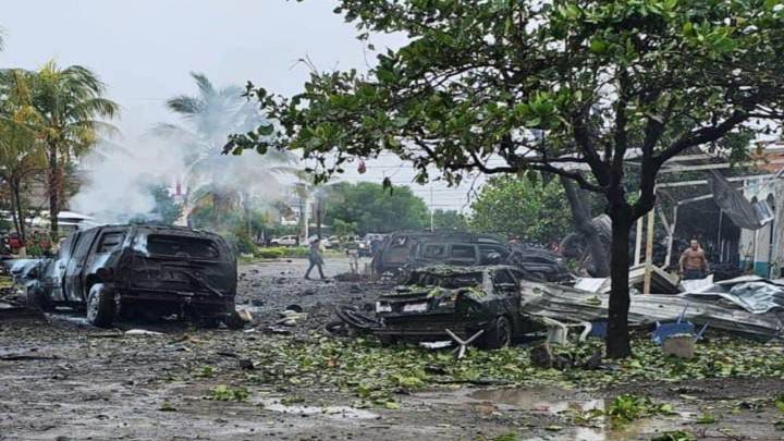 Harfuch descarta terrorismo con coche-bomba en Coahuayana "es delincuencia organizada y homicidio"