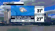 Frigid Friday temps & Saturday AM snow showers