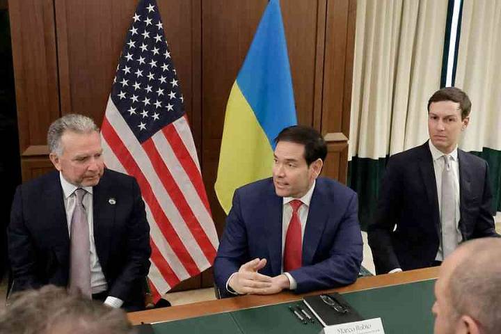 US, Ukrainian officials hold 4-hour peace talks