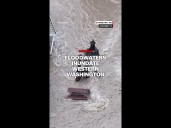 Floodwaters inundate western Washington