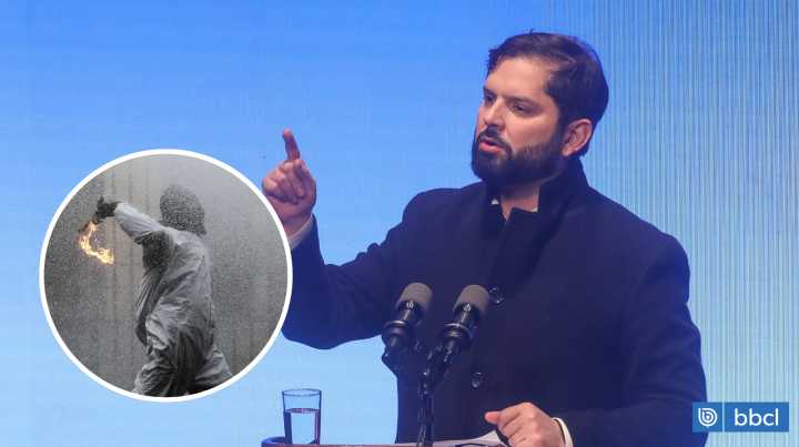 "Es un delito": Boric condena violencia de overoles blancos y respalda sanciones en Instituto Nacional