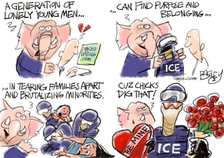 Bagley Cartoon: Chick Magnet