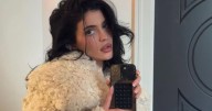 Kylie Jenner Turns Heads As She Wears Just Fur Coat