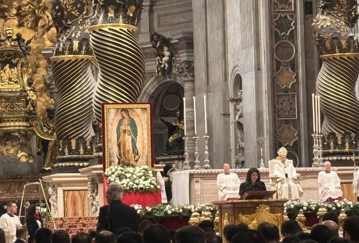 Papa León XIV celebra por primera vez misa a la Virgen de Guadalupe en el Vaticano