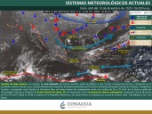 Prevén lluvias y descenso de temperatura en la Cuenca y Mazateca