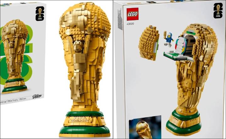LEGO presenta una réplica de la Copa del Mundo para construir; ¿Cuánto cuesta?