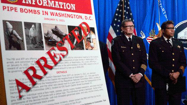 Pipe bomb suspect was ‘disappointed’ in 2020 election results, US attorney says