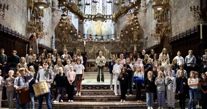 Ensayo general en la Seu para la celebración de Santa Lucía