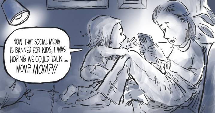 Editorial Cartoon: Mom ... Mom!