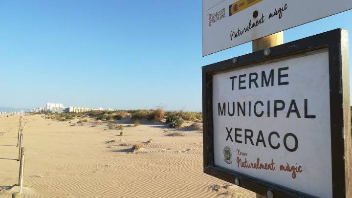 La guerra entre dos municipios valencianos por 150.000 m2 de playa virgen