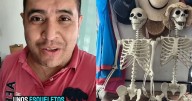“La compra fue en Temu y su esposo grabó todo”: Mujer adquiere una ‘familia’ de esqueletos en miniatura y recibe versiones tamaño real