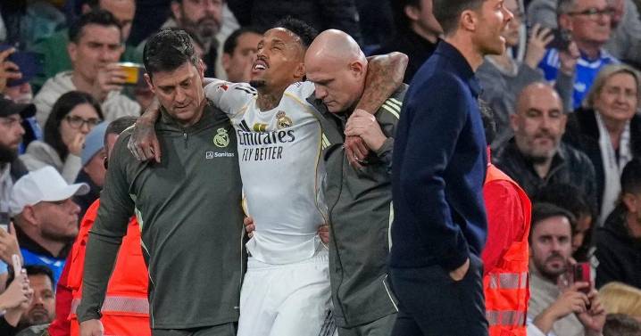 Real Madrid defender Éder Militão set to be sidelined for a few months because of injury