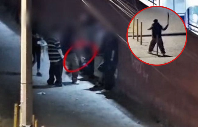 Detiene Comisaría a jóvenes que llevaban machetes en Saltillo