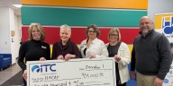 ITC Midwest donates $20,000 to HACAP food bank during holiday season