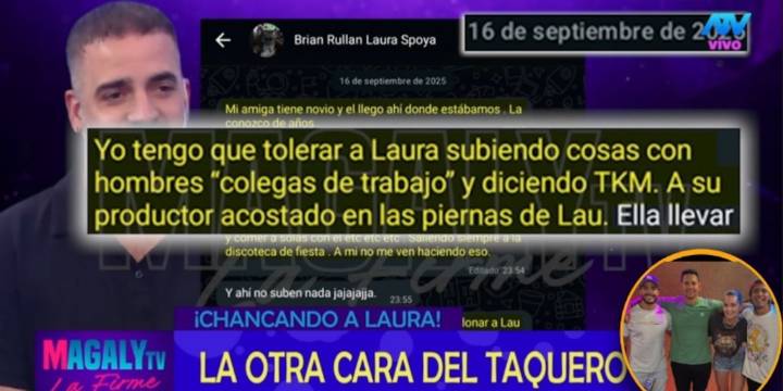 Brian Rullan fulmina a compañeros de Laura Spoya: “Desde que ella entró ahí todo se fue a la mie...”