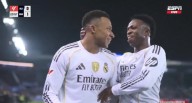 Pesadilla de la defensa: golazo de Mbappé para el 1-0 de Real Madrid vs. Alavés