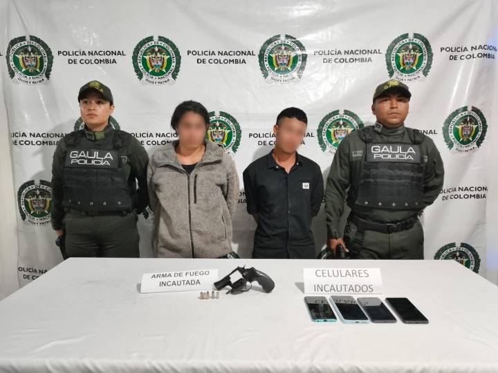 Policía realizó contundente operativo contra el secuestro en Pitalito: dos capturados y una víctima rescatada
