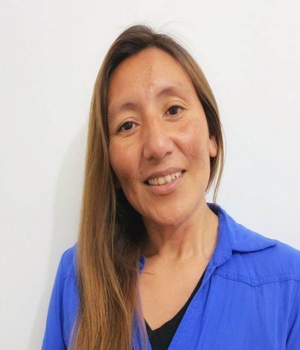 SEOM: Candidata de la lista Azul Marino Silvia...