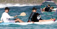 Paris Hilton Takes a Tumble During Kayak Ride With Son on Luxe St. Barths Getaway: Photos