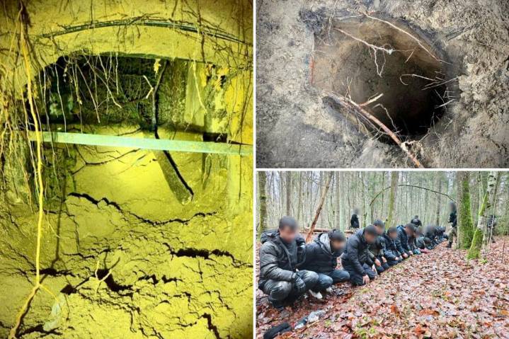 Scores of migrants cross into Poland through hidden Belarus border tunnel