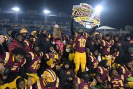 Dunbar football rolls past Lackey to win 14th state title