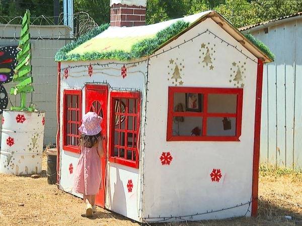 Tradicional pueblito navideño de Putú