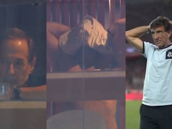 Racing y lo que no se vio de la dolorosa derrota ante Estudiantes: Francella sin reacción, Milito en cuero y el "es un pelotudo" de Costas