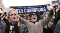 Riverhounds USL championship rally in downtown Pittsburgh