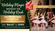 Text2Win Tickets To The Charlotte Ballet's Nutcracker