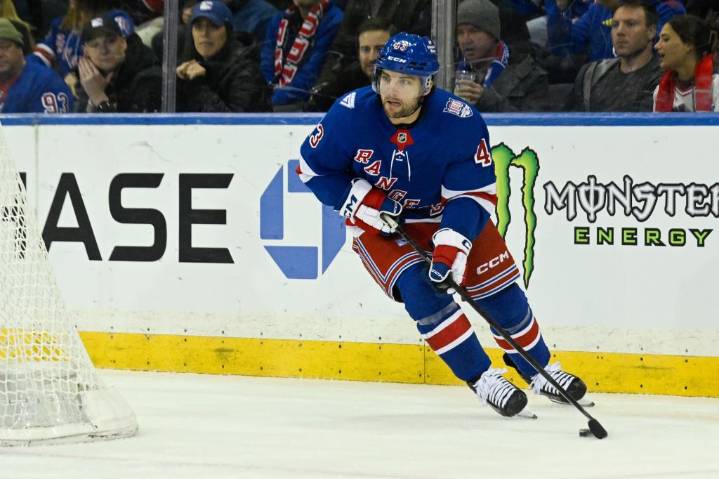 Adam Edstrom injury sees Conor Sheary slot back into Rangers lineup over top prospect