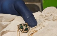 Police recover a James Bond-inspired Fabergé pendant from the bowels of a man accused of eating it