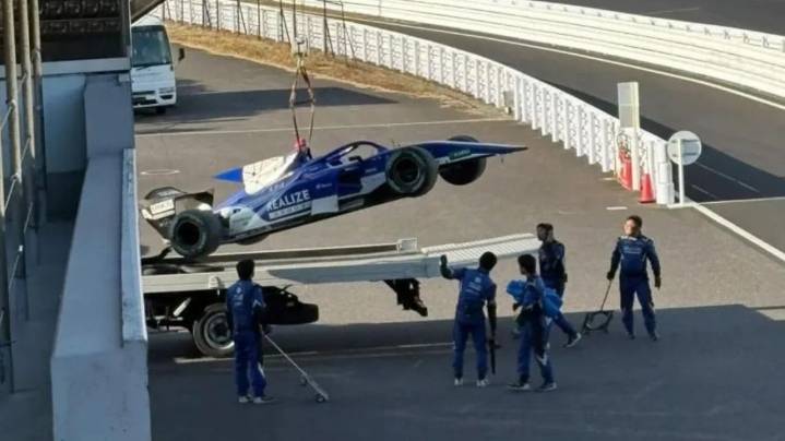 Jack Doohan no encuentra el rumbo: doble incidente en su debut en la Súper Fórmula