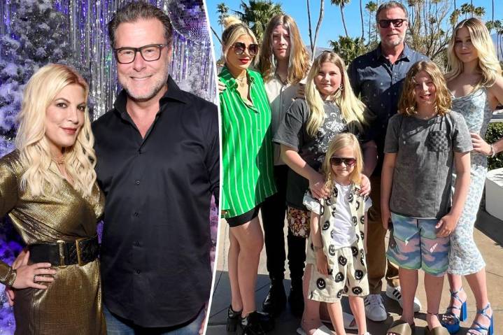Tori Spelling reflects on co-parenting relationship with Dean McDermott