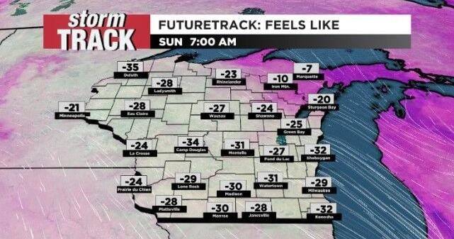 Cold Continues Across All of Wisconsin
