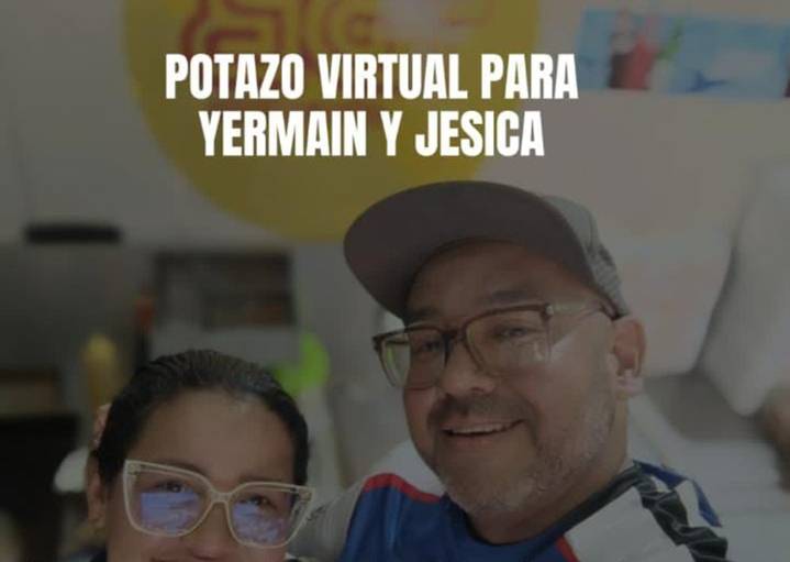 Potazo virtual por Yermain y Jesica, heridos por explosión de bombona