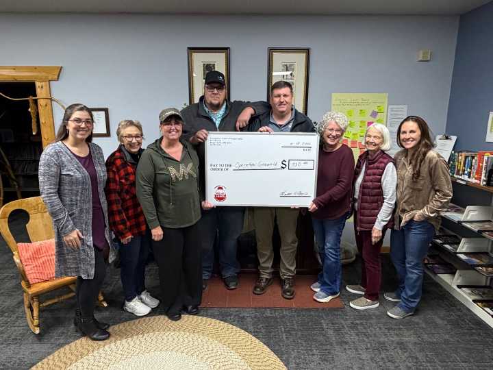 Community Action of Pequot Lakes donates $750 to Operation Grizwold