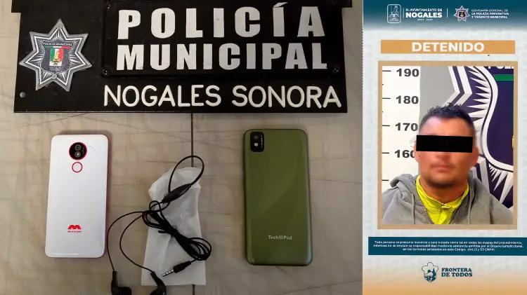 Empleado de Oxxo persigue y captura a hombre que intentó robar dos celulares