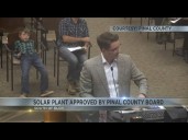 Solar plant approved by Pinal County Board