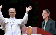 Apuesta Sheinbaum por visita del Papa en 2026 para su plan de paz