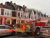 Emergency crews extinguish row home fire in Harrisburg