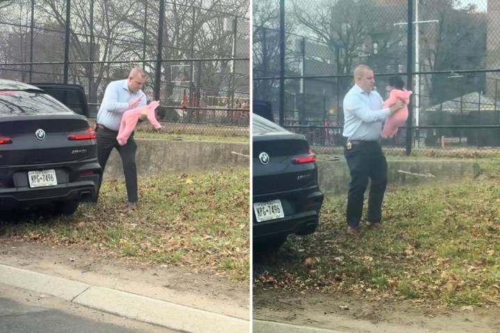 Hero cop recalls heart-pounding moment he saved choking baby on side of highway: ‘She's gonna be here for Christmas’
