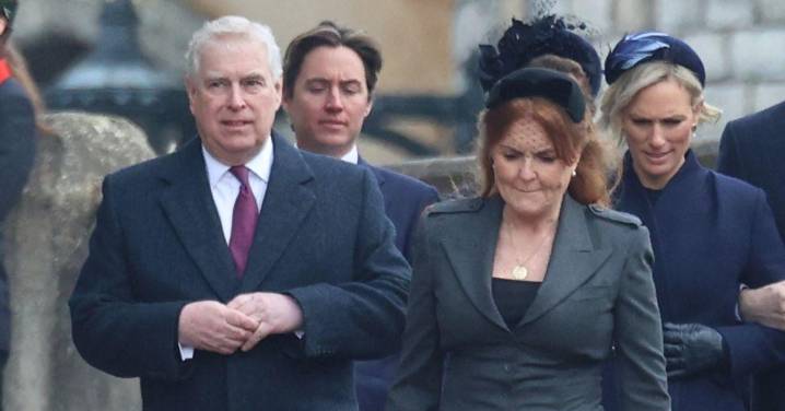Ex-Prince Andrew and Sarah Ferguson Reunite at Daughter's Baby Christening as Jeffrey Epstein Scandal Explodes