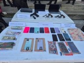 Tras seis meses de inteligencia militar fueron capturados 11 integrantes de una red delincuencial dedicada a la extorsión, hurto y porte ilegal de armas en el sur del país.