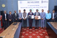 NIRL and PTC India Ltd join hands to establish a green energy joint venture.