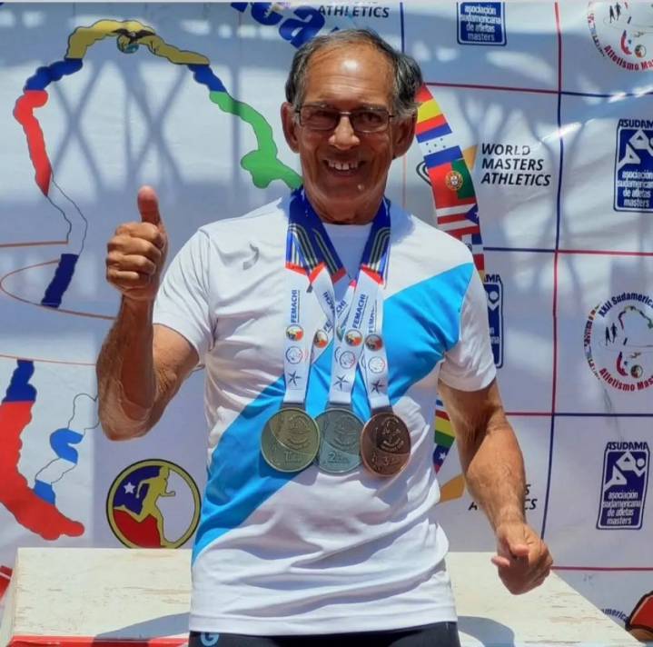 Podios y récords misioneros en el Sudamericano Máster de Atletismo en Chile