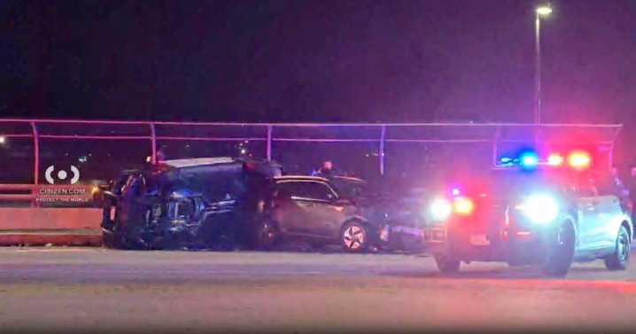 1 hospitalized after rollover crash involving Glendale police cruiser