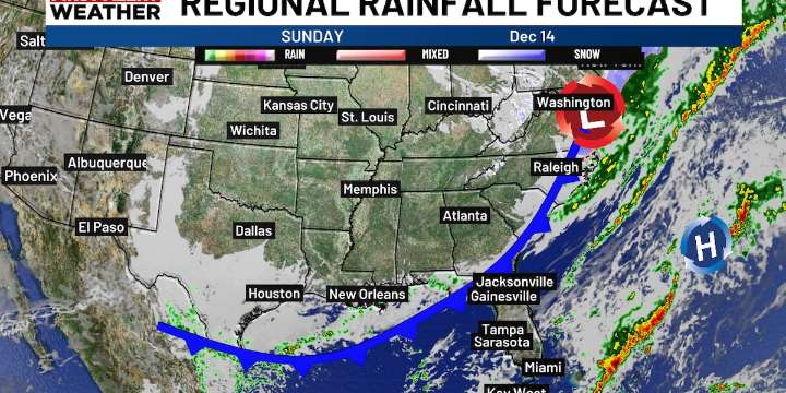 Cold front arrives Sunday, cool temperatures arrive Monday