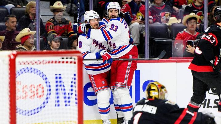 Rangers win second straight as Gavrikov scores again